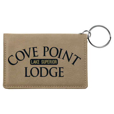 Cove Point - Laserable Leatherette Keychain/ID Holder Thumbnail